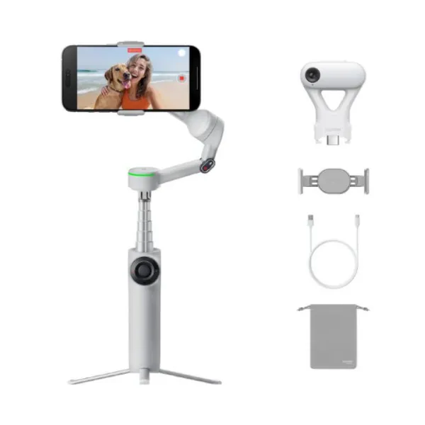 صورة حزمة مثبت هاتف Flow 2 برو مع متتبع بالذكاء الاصطناعي من Insta360