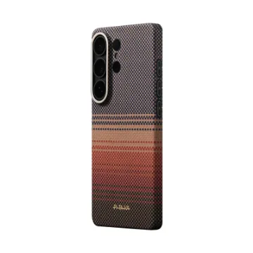 صورة غطاء حماية Edge بتصميم Sunset/Moonrise لهاتف سامسونج جالاكسي S26 ألترا من iPITAKA