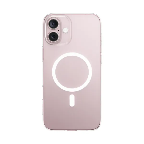 صورة غطاء هاتف مغناطيسي Crystal Series لهاتف آيفون 16 برو من Baseus