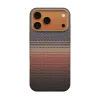 صورة غطاء حماية UltraGuard من ألياف الأراميد بتصميم Sunset/Moonrise لهاتف آيفون 17 برو ماكس من iPITAKA